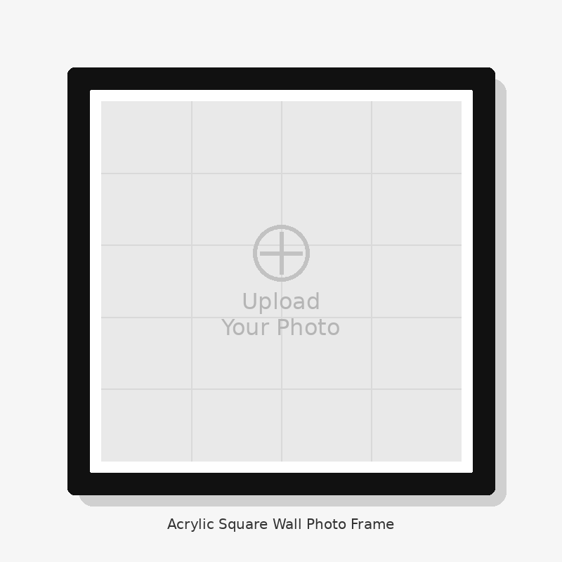 Acrylic Square Wall Photo Frame
